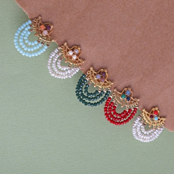 Gemstone Earrings, Gold Earrings, Small Earrings, Handmade Earrings, Turkish Jewelry, Turkish Handmade Jewelry
