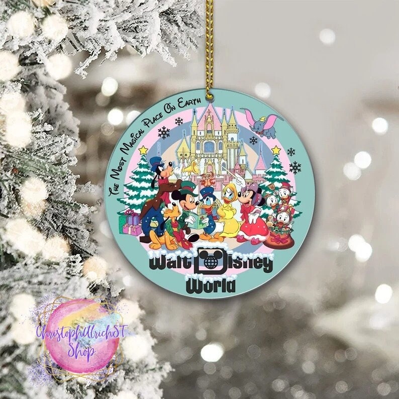 Discover Personalized Disney Mickey Ornament, Wdw 50th Anniversary Ornament