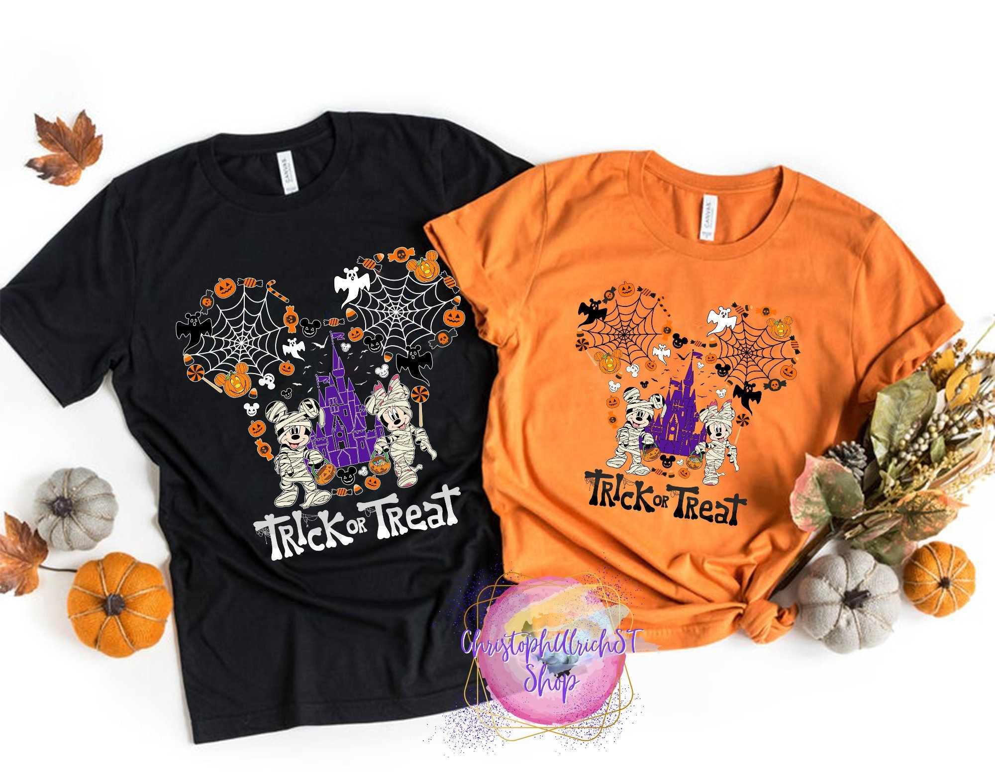 Discover Disney Couple Mickey Minnie Shirt Halloween, Disney Skeleton shirt