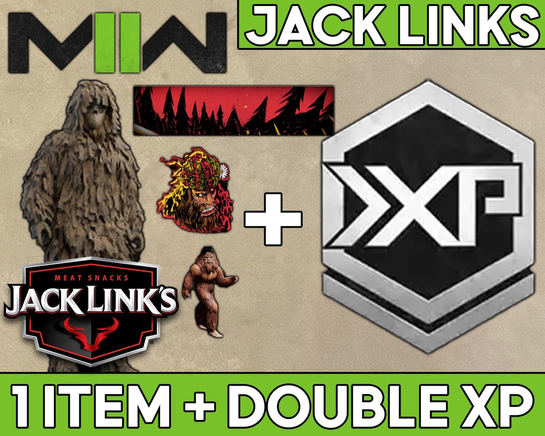 Call of Duty MW2 Jack Links Code & Double XP Todos los Etsy España
