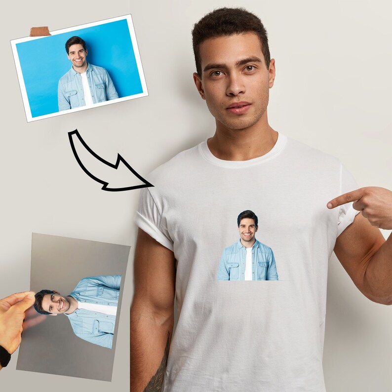 Personalised Photo / Image Iron on Tshirt Transfer Print Etsy