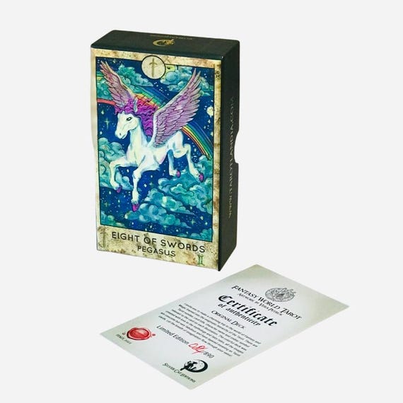 FANTASY WORLD TAROT Limited Edition Numbered of 890 Copies FANTASY WORLD TAROT Limited Edition Numbered of 890 Copies