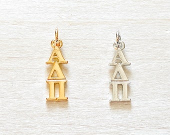 Alpha Delta Pi Sorority Greek Lavalier Pendant (ADPi, ΑΔΠ)
