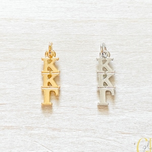 Pendentif pendentif cravate grec kappa kappa gamma (KKG, KKΓ)