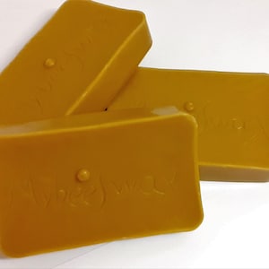 1kg Beeswax Block - Honey Yellow - Naturally Fragrant - Candle-Making - Free P&P