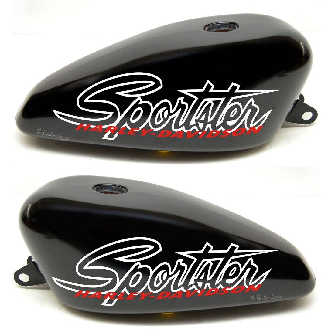 Adesivi sticker Arabeschi Harley Davidson per serbatoio Sportster da 8 12 litri