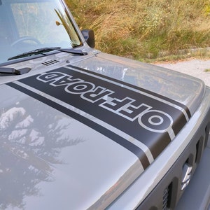 Stickers Hood Stickers for all models Off-Road 4x4 Off Road Suzuki Nissan Jeep Land Rover etc. Over 40 Models to choose from