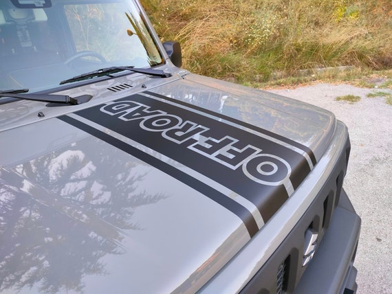Stickers Hood Stickers for all models Off-Road 4x4 Off Road Suzuki Nissan Jeep Land Rover etc. Over 40 Models to choose from