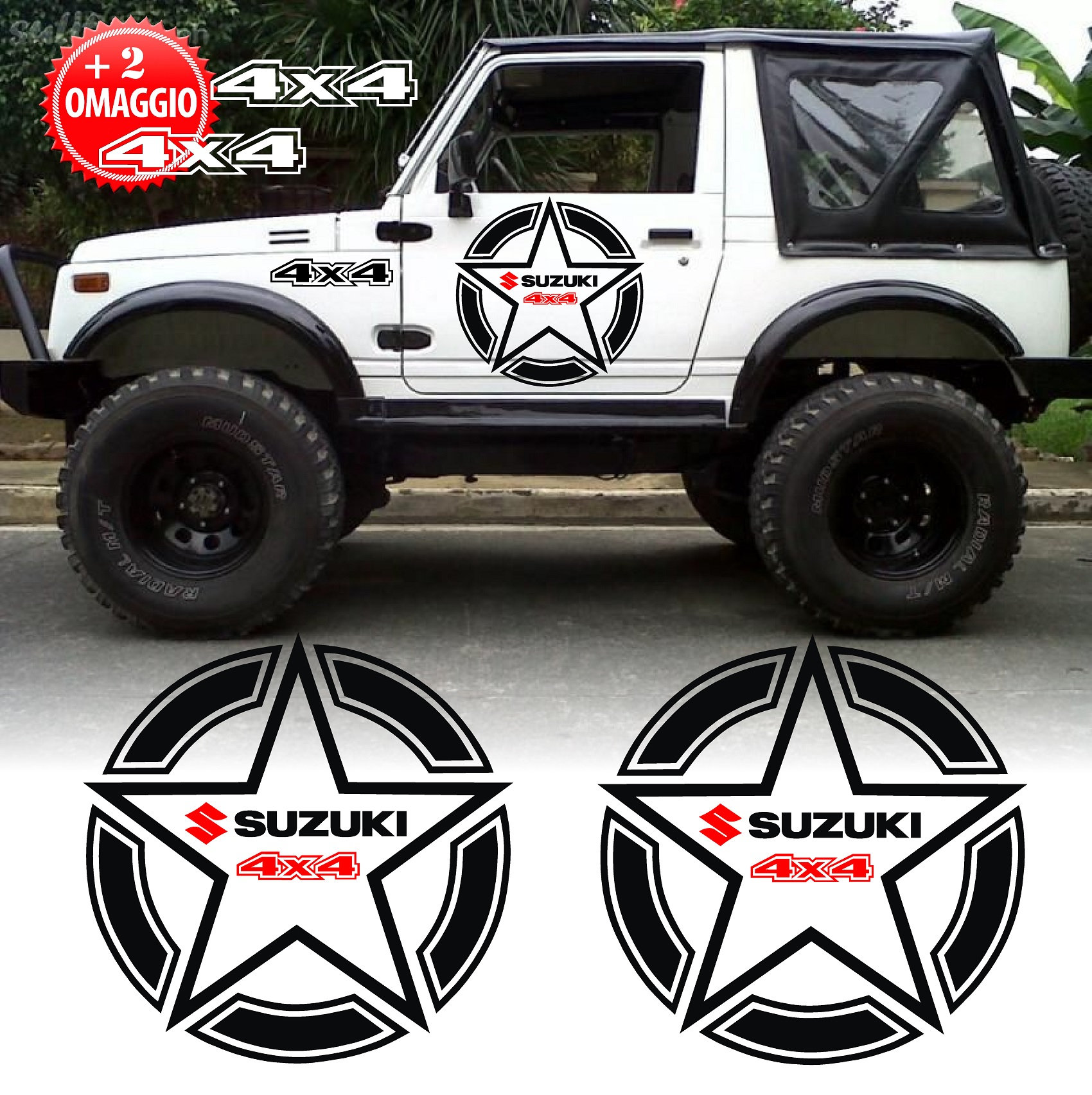 Suzuki Samurai Aufkleber Kit