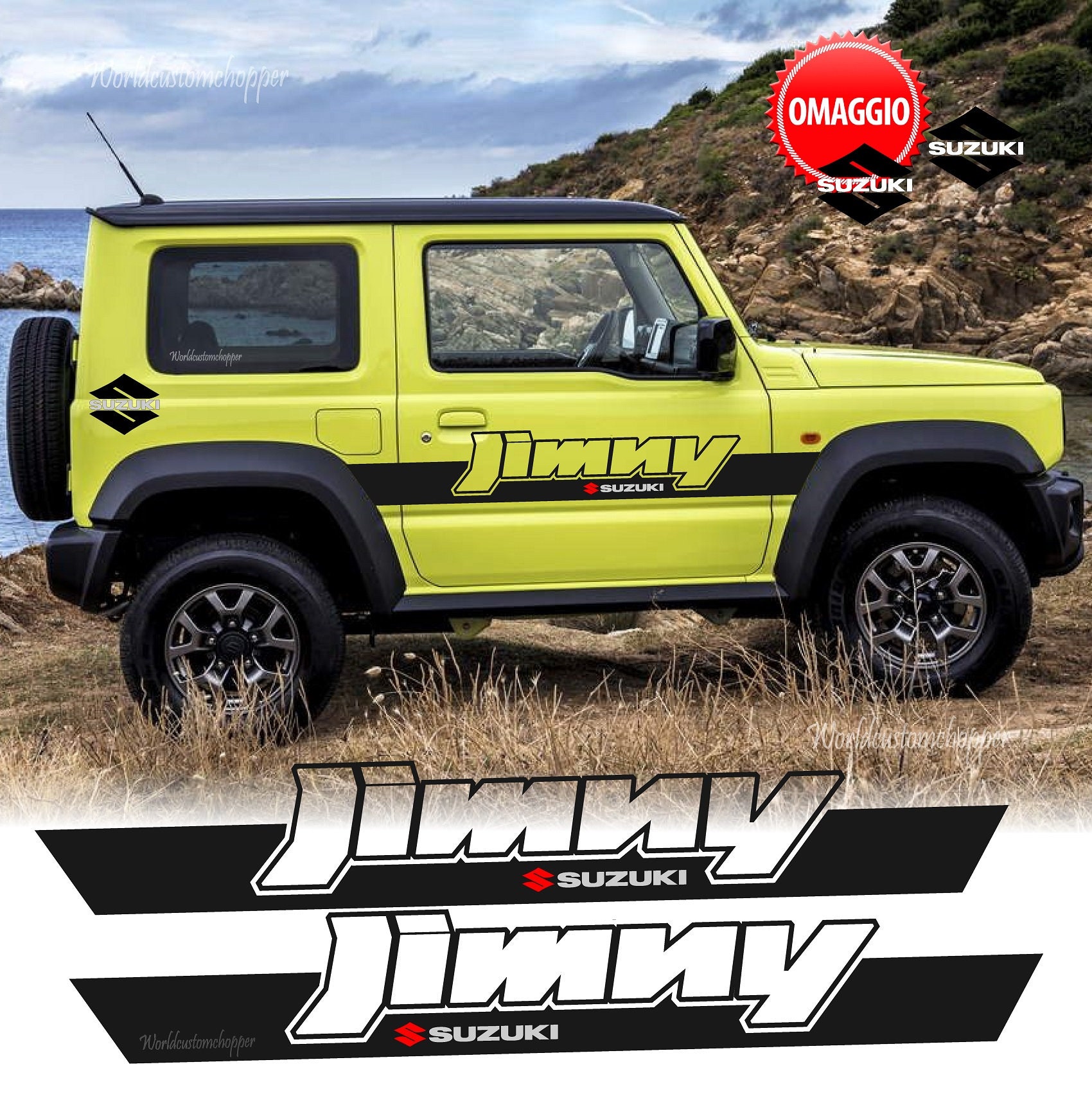 Kit de vinilos Suzuki Jimny bandas laterales