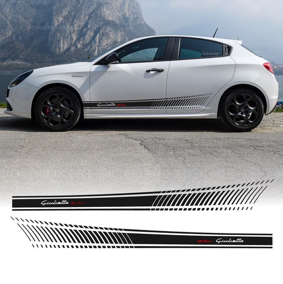 Adhesive strips Stickers Alfa Romeo Giulietta under side doors Auto tuning  Sport