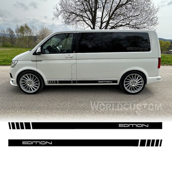 Side door strip stickers Edition compatible with Volkswagen T6 TDI Multivan