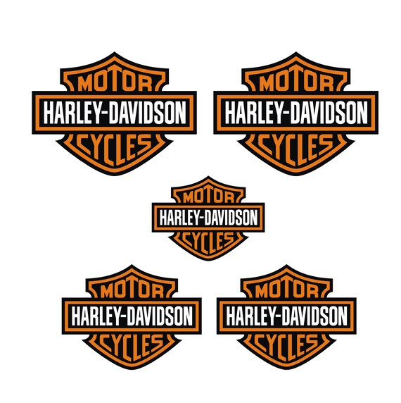 Stickers Stickers Harley Davidson Flam tank motorcycle custom chopper  softail