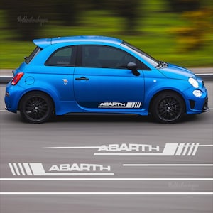 Stickers Stickers Fiat 500 Technical bands under the door Fiat Abarth Tuning Economy