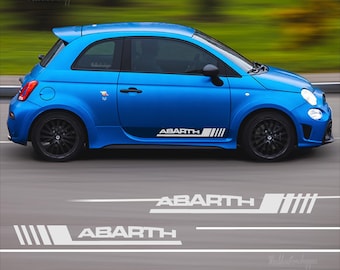 Lollomoto Strisce Reparto Corse Per Fiat 500 Abarth Adesivi Stickers - Foto 10
