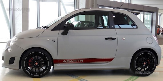 Stickers Side Stripes Medium for Fiat 500 Abarth Auto Tuning Sport