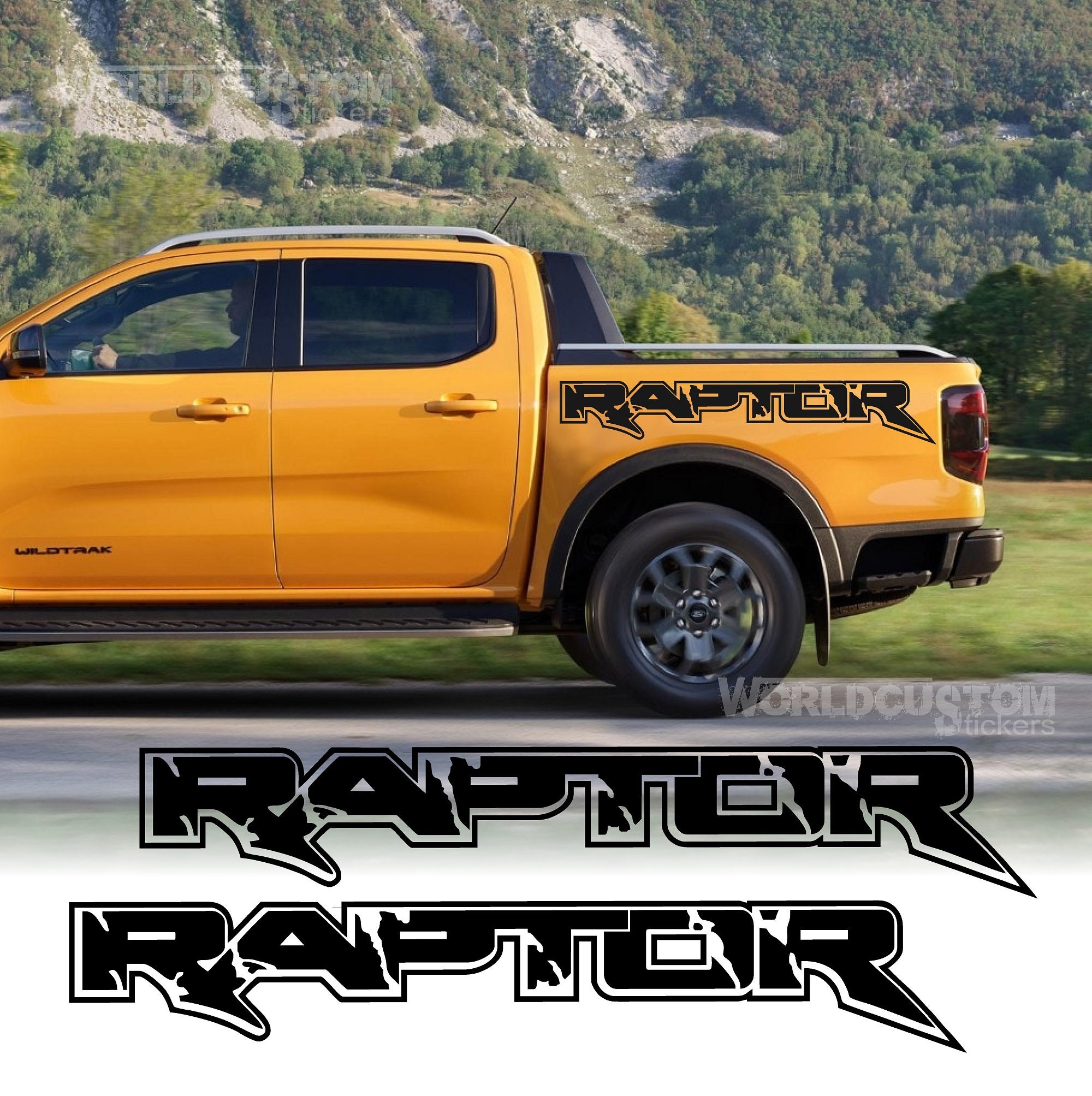 Off road stickers for Ford Ranger Raptor