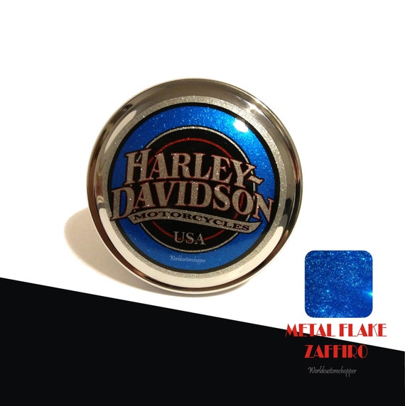 Autocollants Harley Davidson pour bouchon de carburant couleur Metlflake  moto personnalisée -  France