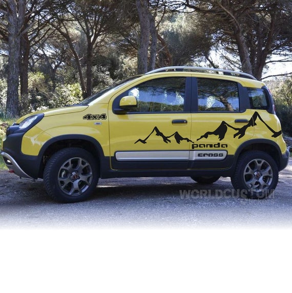 Stickers for Fiat Panda Cross 4x4 Off Road complete right + left kit