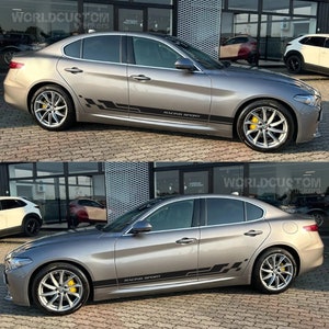 Stickers Side Stripes for Alfa Romeo Giulia Auto tuning Sport