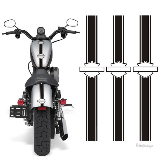 Custom motorcycle bodywork stickers compatible for Harley Davidson