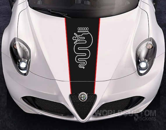 Alfa Romeo Giulietta Mito Bonnet Strip Stickers Stickers Car tuning