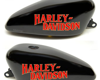Harley Davidson Sportster Custom Tank-Grafikaufkleber