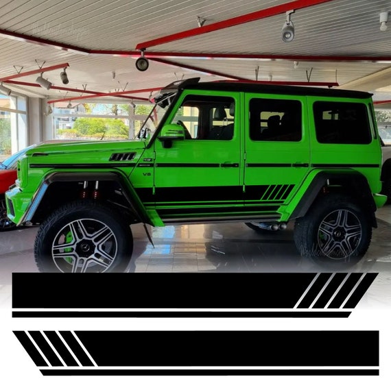 Side Stripe Stickers under the door Mercedes G-Class 500 Auto Tuning