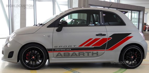 Stickers Stickers Kit performance graphics for Fiat 500 Abarth Auto tuning Sport