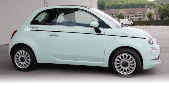 Stickers Side Stripes Stickers for Fiat 500 Sport Car Tuning Stripes Stickers