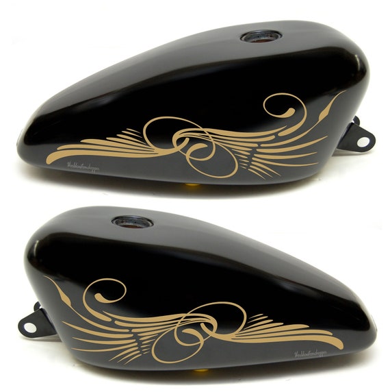 Arabesque Harley Davidson stickers for Sportster 8 12 liter tank