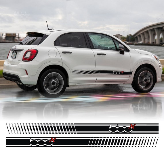 Adhesive bands Fiat 500 X right and left side Stiker Tuning Decals