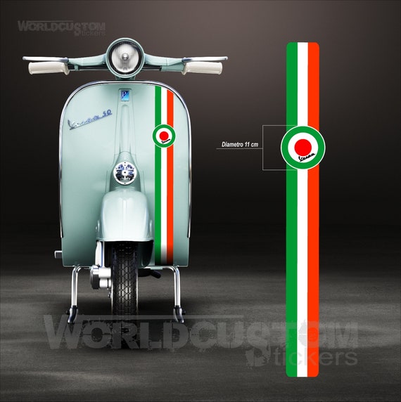 Stickers Stickers Adhesive band for Piaggio Vespa 50 125 150 200 Tricolore motorbikes