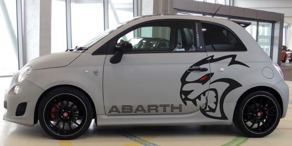 Stickers Kit HellCat Graphics for Fiat 500 ABARTH Auto tuning Sport