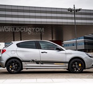 Stickers Side Stripes for Alfa Romeo Giulietta Auto tuning Sport