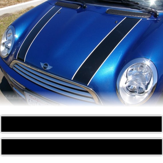 Stickers Stickers Mini Cooper One DS SD front hood bands Bonnet decals