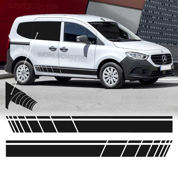 Mercedes Benz Citan Door Strips Stickers + Car Van Van Film