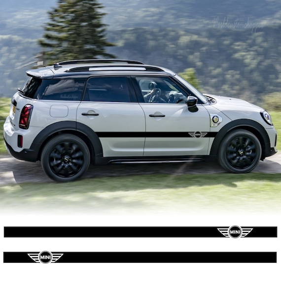 Mini Cooper Countryman Central side stripes stickers for tuning car sides