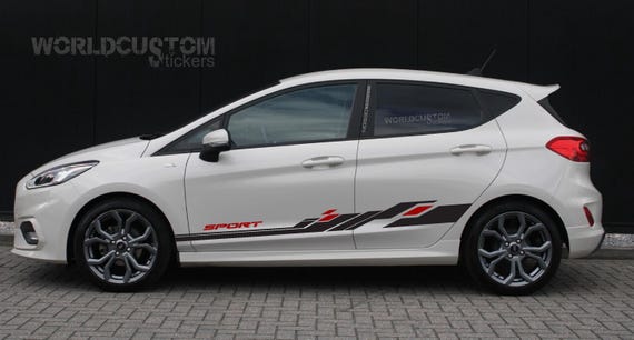 Stickers Stickers Frames for Ford Fiesta ST Line Sport Auto Tuning Sport Racing