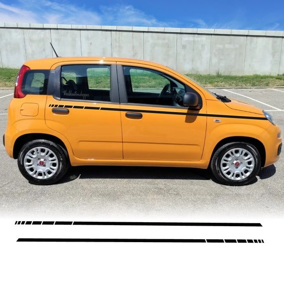 Upper side stripe stickers for Fiat Panda tuning car stickers