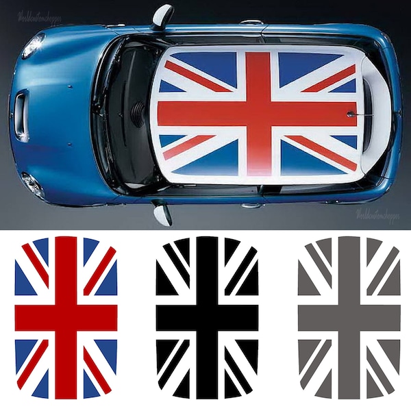Englische Flagge Mini Cooper Auto Tuning Sport Aufkleber Kit