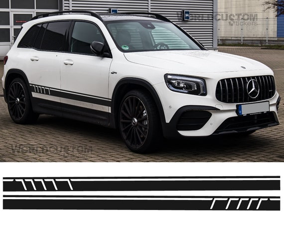 Mercedes GLB AMG S Auto Tuning Sport Side Stripes Stickers