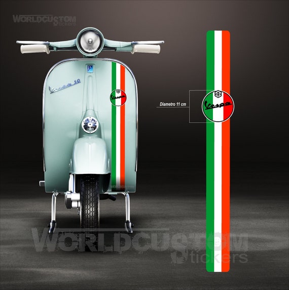 Stickers Stickers Adhesive band for Piaggio Vespa 50 125 150 200 Tricolore motorbikes