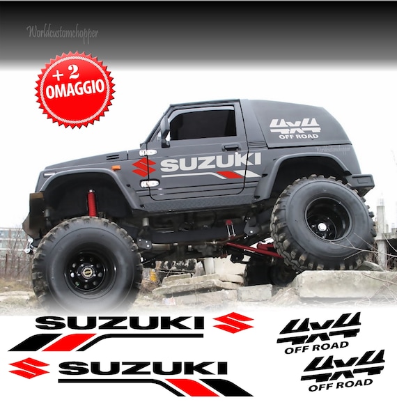 Off-road 4x4 off road stickers compatible for Suzuki Samurai Santana