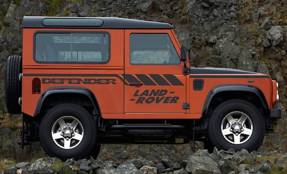 Stickers Side Stripes Compatible with Land Rover Defender Off Road 4x4
