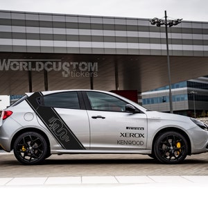 Biscione Aufkleber für Alfa Romeo Giulietta Autotuning Sport 2 Stück