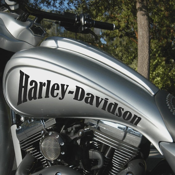 2 Harley Davidson Bagger Stickers for Custom Motorcycle Fuel Tank