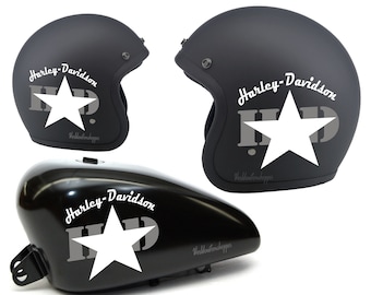 Harley-Davidson-Aufkleber für den Bandit Stella Slim Moto Custom-Helm