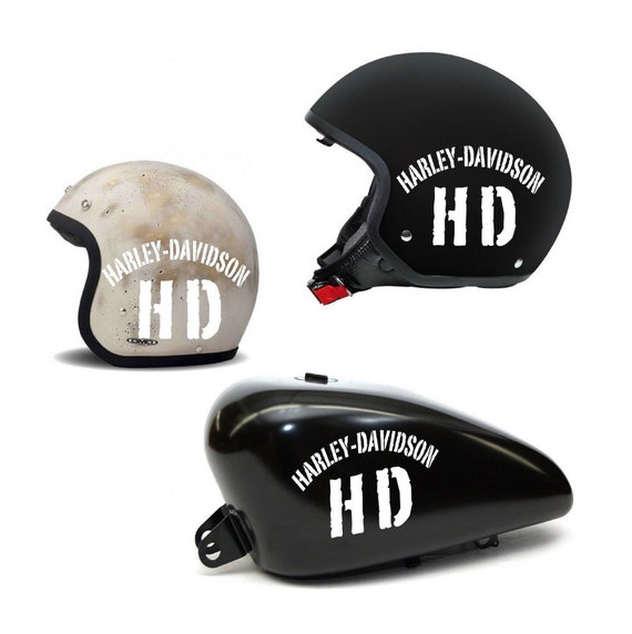Harley Davidson HD Stickers for Bandit helmet or custom motorcycle tank