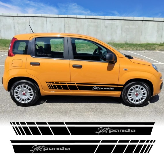 Side stripe stickers for Fiat Panda Sport car tuning stripes stickers